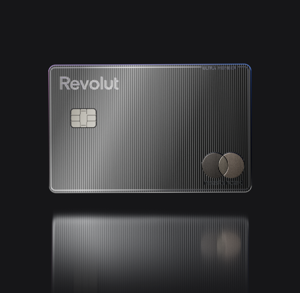 Revolut platinum-plated card