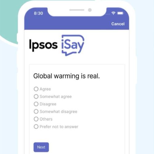 Ipsos iSay app screenshot